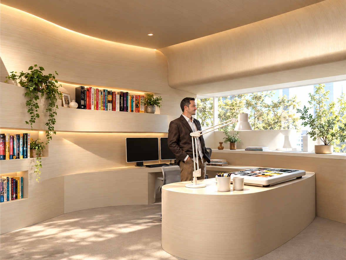 Office interior visualization